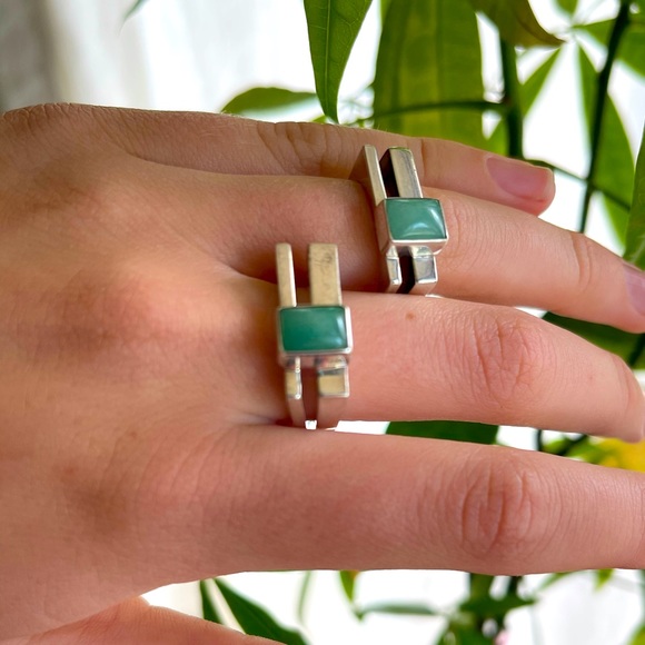 Handmade sterling silver rings - Picture 13 of 17